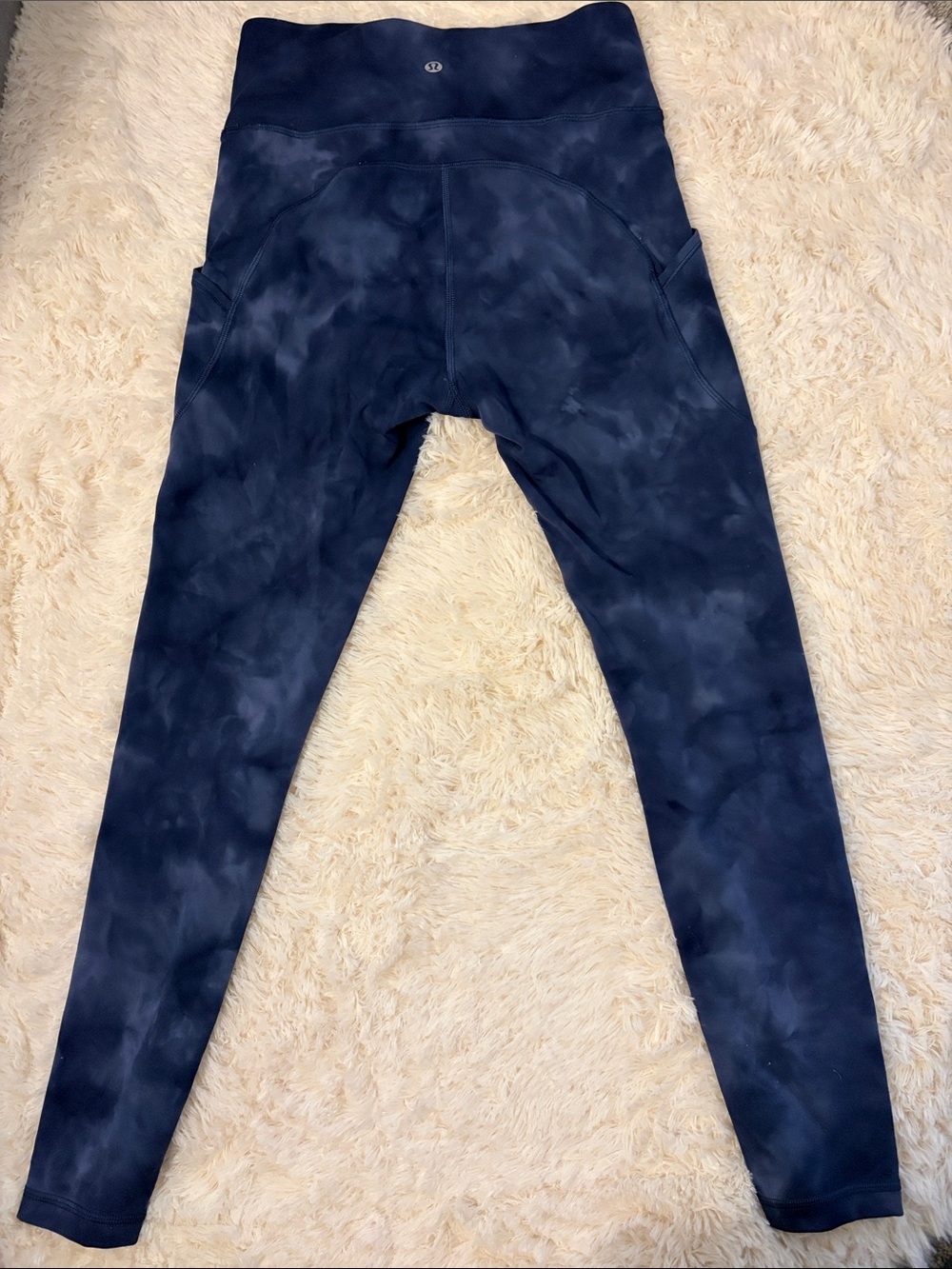 lululemon athletica Kids Navy Tie-Dye Leggings
